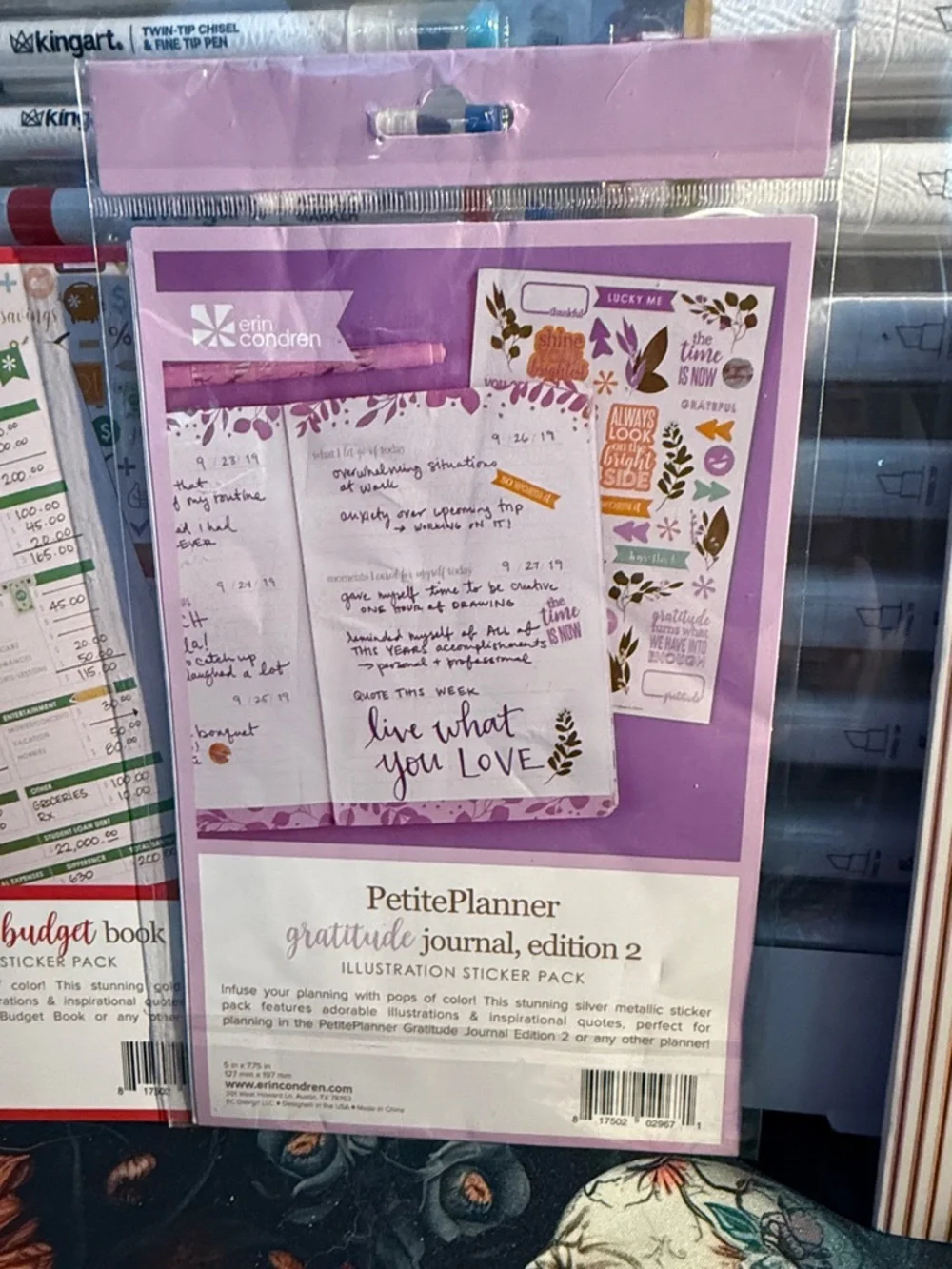 Erin condren notebook and sticker bundles. See pics